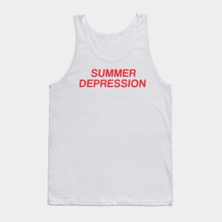 Vintage Summer Depression Aesthetics Streetwear Retro Tank Top